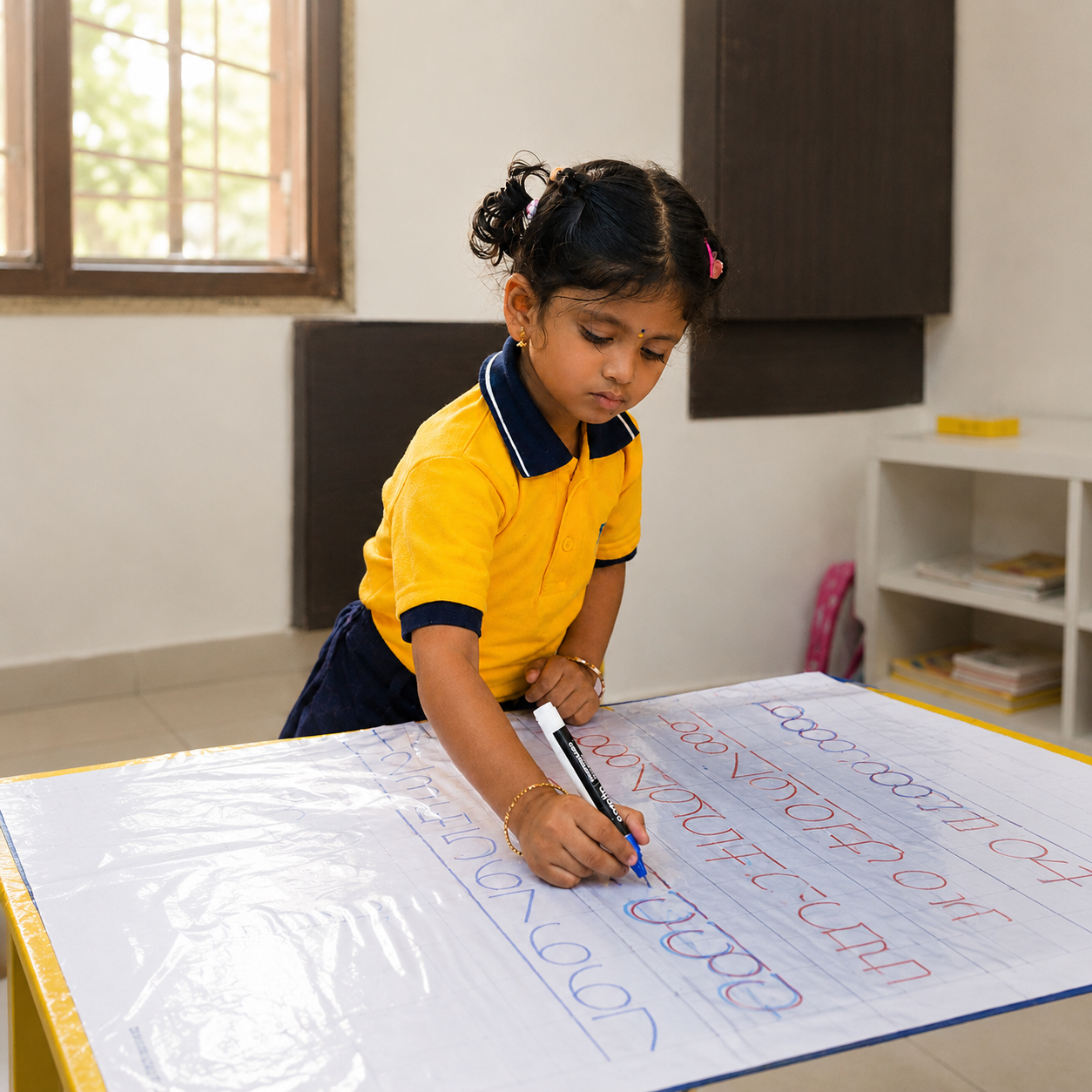 Phonics teacher at Happy Feet preschool in Bachupally