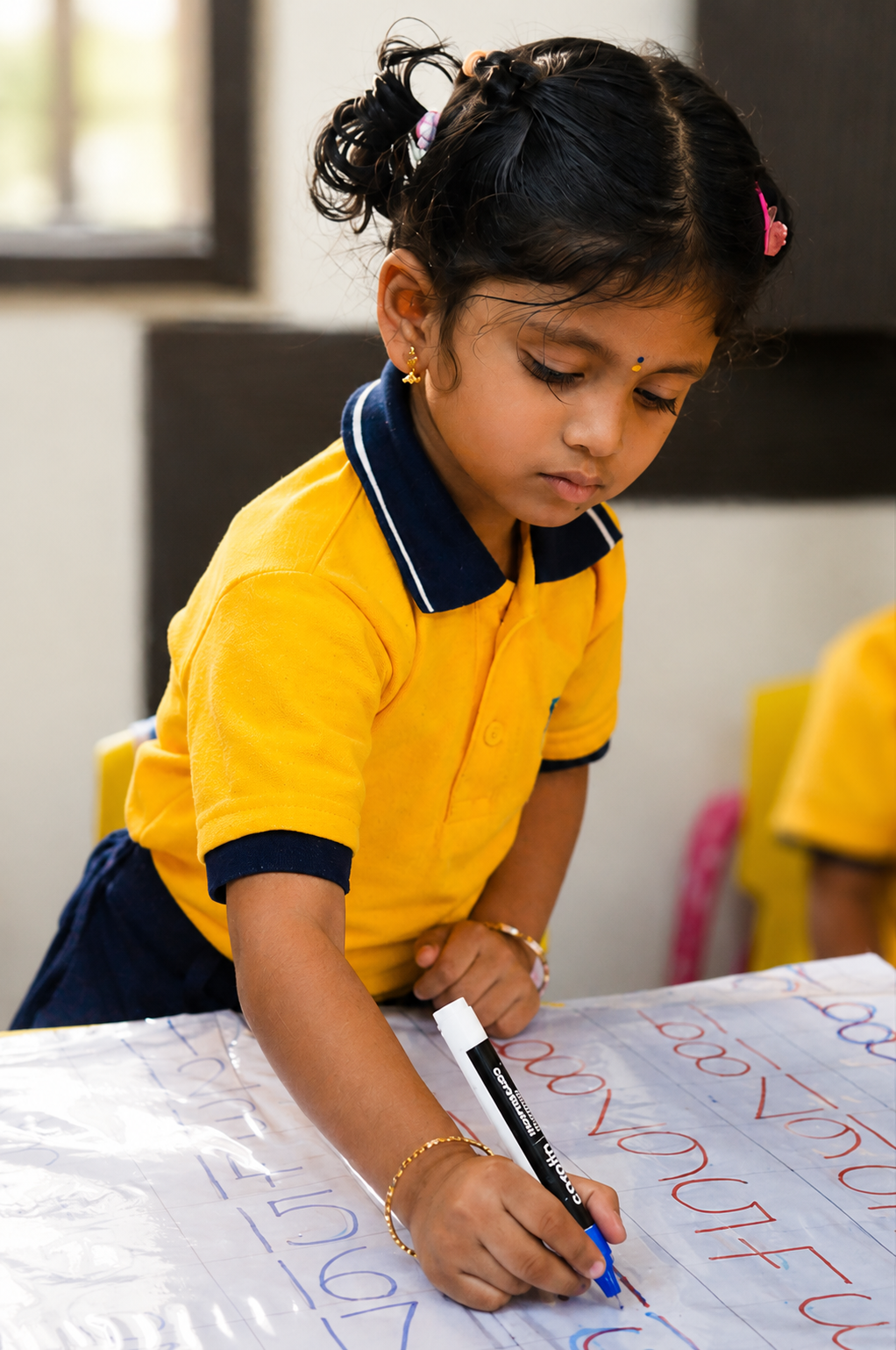 Daycare staff member at Happy Feet in Bachupally