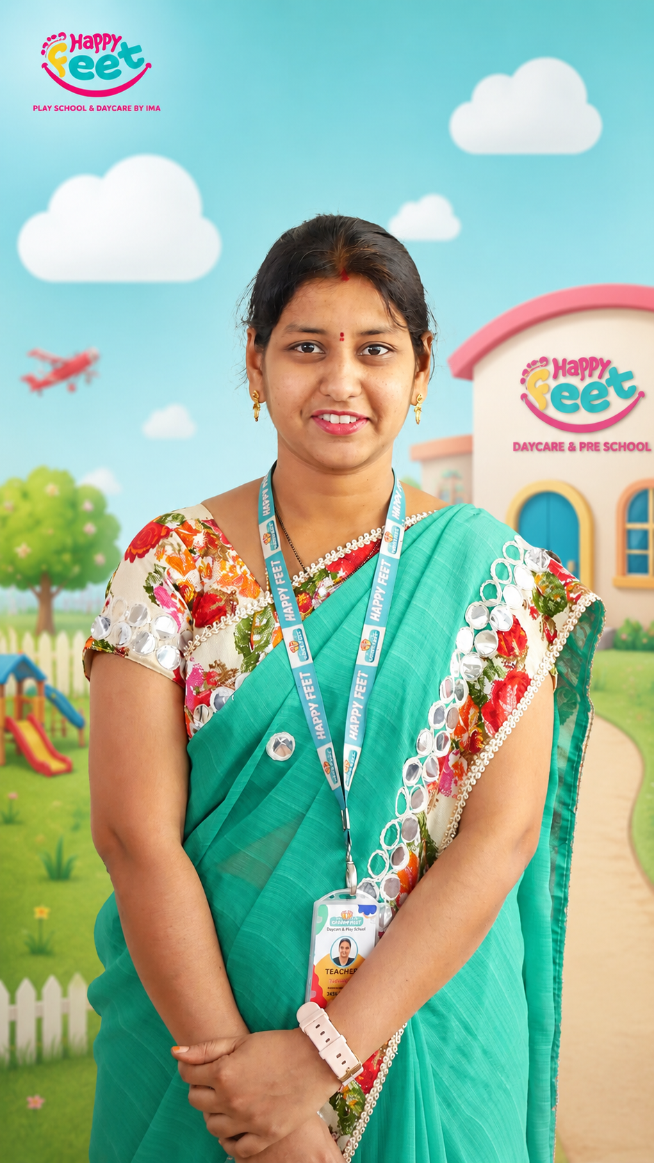Teacher at Happy Feet preschool in Bachupally